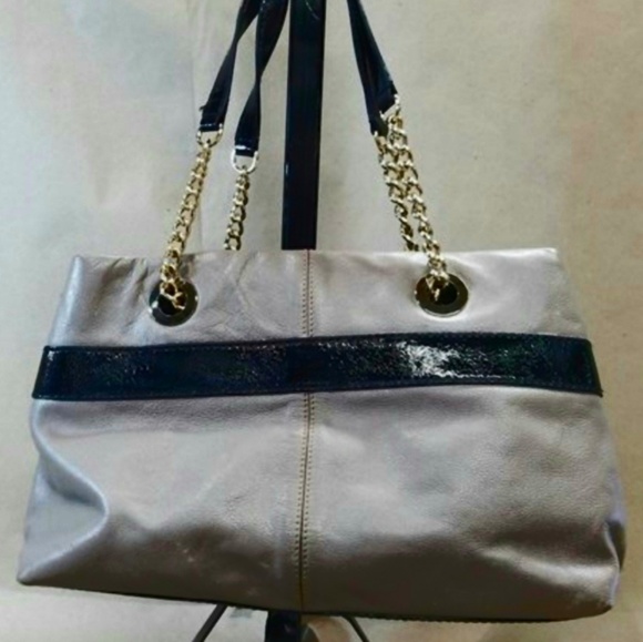 Coach Bags Euc Detailed Kate Spade Large Grey Shoulder Bag Poshmark